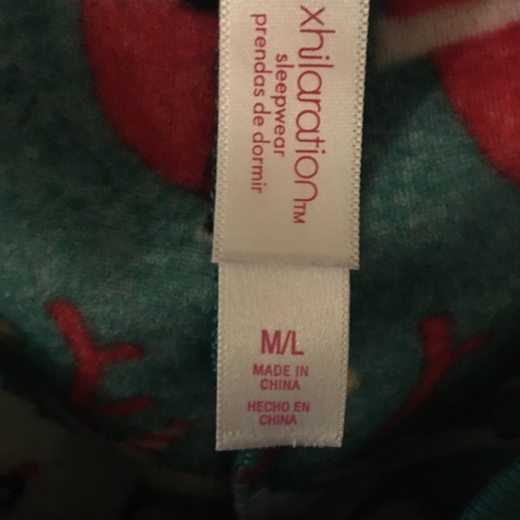 Xhilaration Santa PJ Onesie - Picture 3 of 5